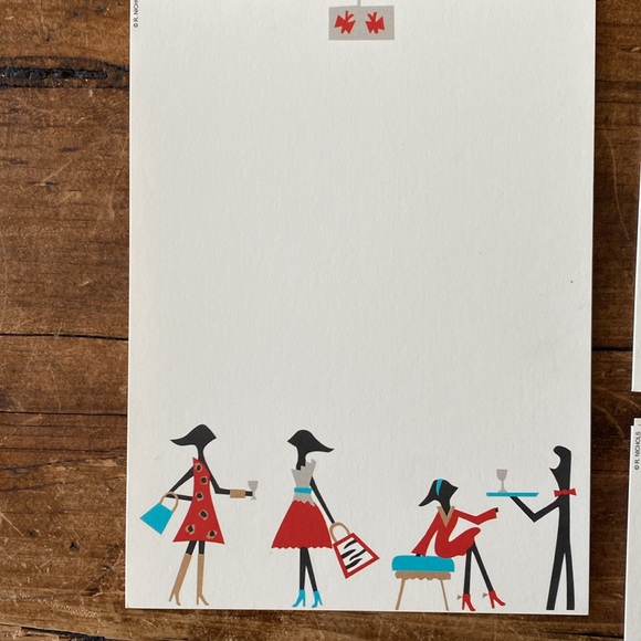 R. Nichols Artist Mid Century Style Notecards and Envelopes Set of 10 - Picture 3 of 10